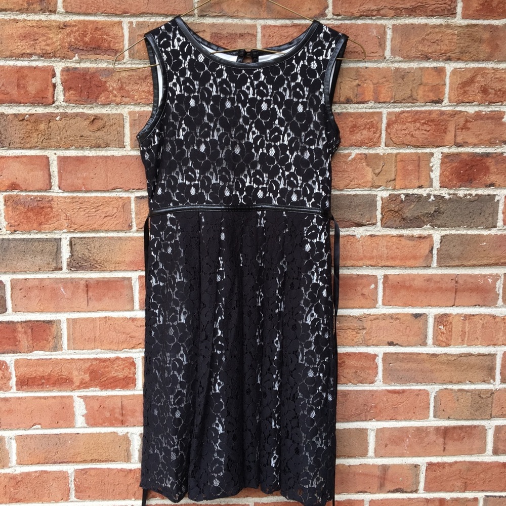 Black Lacy Dress by Xtraordinary. Sz 12